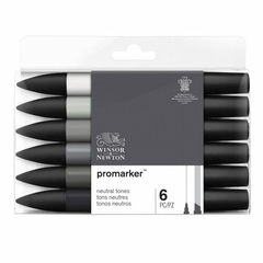 Set Promarker Winsor & Newton x 6 Tonos - comprar online