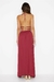 Maldivas Maxi Dress Red Wine PREVENTA - tienda online