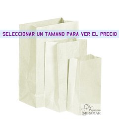 Bolsas sin manijas blancas - ideal delivery