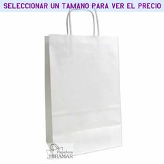 Bolsas kraft blanco - verticales - comprar online