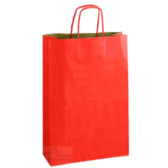 Bolsas kraft color rojo 30 x 41 x 11 cm - comprar online