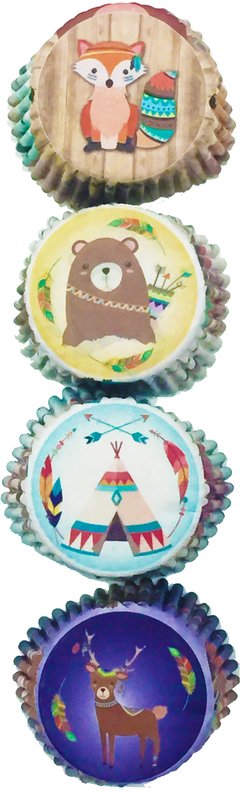 Pirotines p/cupcakes Nº 10 Estampados
