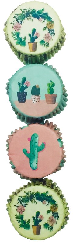 Pirotines p/cupcakes Nº 10 Estampados - Papelera Miramar