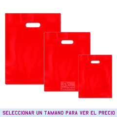 Bolsas plasticas riñon rojo - comprar online