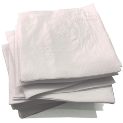 Servilleta tissue 1 pliego blanca 33x33cm - a granel - comprar online