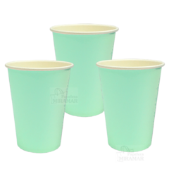 Vasos Polipapel 240cc Celeste - comprar online