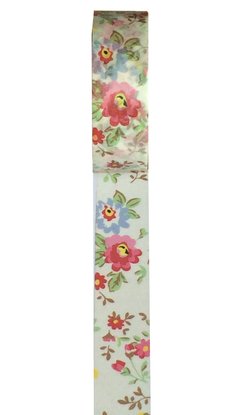 Cinta adhesiva papel de arroz "Washi tape" x 10 mts - cod C-718 - tienda online