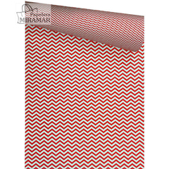 Cartulinas zigzag bifaz 50x70 cm (rojo ultimo color) - comprar online