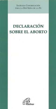 Declaración sobre el aborto