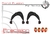 Fusion Até 2012 - Kit Buchas Bandeja Superior Dianteira em Poliuretano - 5 Anos Garantia na internet