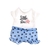 Roupa Boneca Metoo Short e Blusa Manga Curta Little Star com Cabide