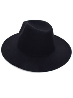 Chapéu Fedora Clássico Preto aba 8 cm - 22487 na internet