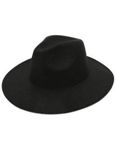 Chapéu Fedora Tradicional Preto - 22488