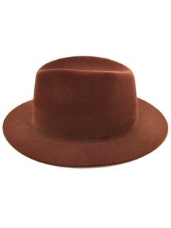 Chapéu Fedora Silverstone Caramelo Aba 6 cm - 22512 - comprar online