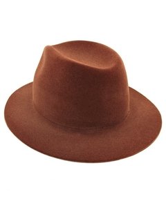 Chapéu Fedora Silverstone Caramelo Aba 6 cm - 22512 na internet