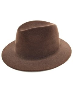 Chapéu Fedora Silverstone Marrom 6cm - 22513