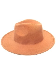 Chapéu Fedora Clássico Bege aba 8cm- 22489 - comprar online