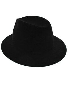 Chapéu Preto Fedora Silverstone Aba 6 cm - 22514 na internet