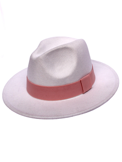 chapeu fedora branco