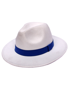 chapeu fedora branco