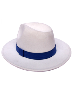 chapeu fedora branco