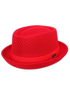 Chapéu Pork Pie Summer Vermelho - 47047