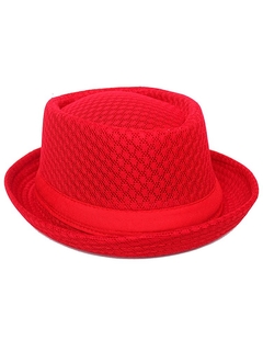 Chapéu Pork Pie Summer Vermelho - 47047 - loja online