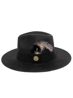 Chapéu Fedora Boho Wild & Free Preto - 46972 - comprar online