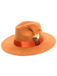 Chapéu Fedora Boho Wild & Free Bege - 46973 - Chapéus 25 