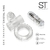 ST-CR-0047 CRISTAL RING - comprar online