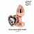 M003-2-L-BLACK Plug Gold Rose Heart - comprar online