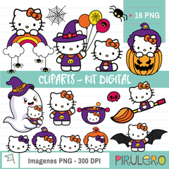 Cliparts Hello Kitty Halloween Kit Imagenes Png