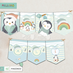 Kit imprimible Pinguinos - Winter Wonderland