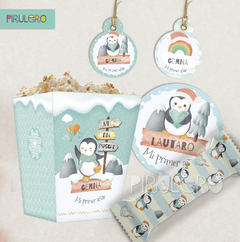 Kit imprimible Pinguinos - Winter Wonderland - tienda online