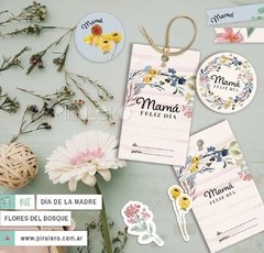 Tags y Stickers Día de la madre Flores del bosque - comprar online