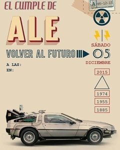 Kit Imprimible Volver al futuro - Back to the Future