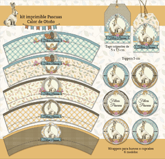 Kit Imprimible Pascuas / Calor de Otoño en internet