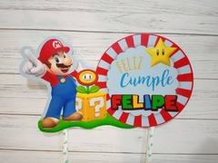 Cake topper Super Mario Bros - comprar online