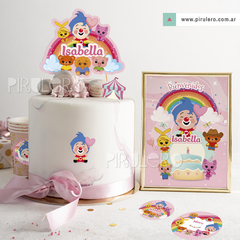 Kit imprimible Plim Plim y Arcoiris Rosa - comprar online