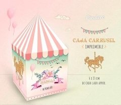 Kit Imprimible Carrusel - Calesita de circo - Pirulero