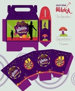 Kit Imprimible Willy Wonka Charlie Su Fábrica De Chocolates - tienda online