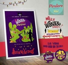 Kit Imprimible Willy Wonka Charlie Su Fábrica De Chocolates en internet