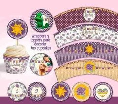 Kit Imprimible Rapunzel Enredados Shabby Chic - tienda online
