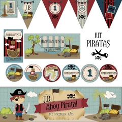 Imagen de Kit Imprimible Isla Pirata
