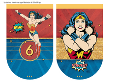 Kit imprimible Mujer Maravilla, Wonder Woman - comprar online