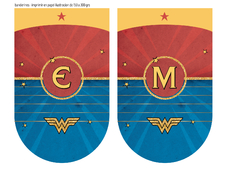 Kit imprimible Mujer Maravilla, Wonder Woman en internet