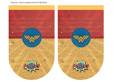 Kit imprimible Mujer Maravilla, Wonder Woman - Pirulero