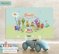 Banner Imprimible Bichikids celeste - comprar online