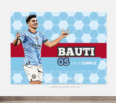 Banner Imprimible Julian Alvarez Manchester City mod 02