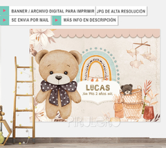 Banner Imprimible Oso teddy Bear